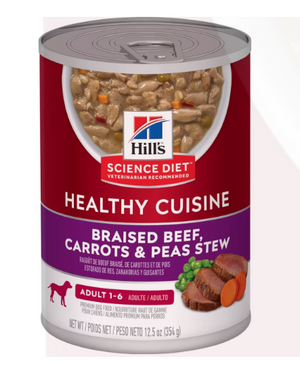 Hills Science Diet Adult Healthy Cuisine Beef Stew Wet Dog Food