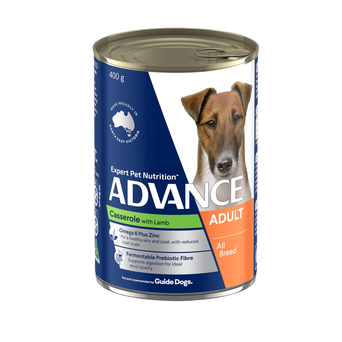 Advance Dog Adult All Breed Casserole with Lamb Wet Dog Food 400g