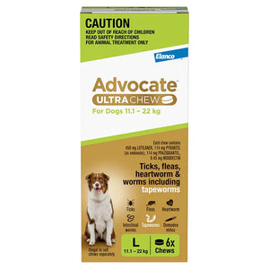 Advocate Ultra Chew Large 11-22Kg Green