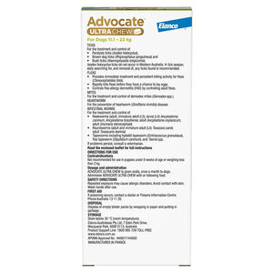 Advocate Ultra Chew Large 11-22Kg Green