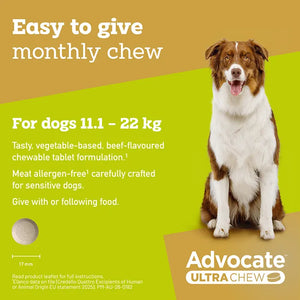 Advocate Ultra Chew Large 11-22Kg Green
