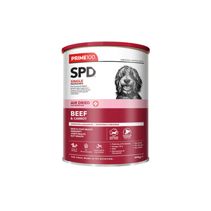 Prime100 SPD Air Dried Beef and Carrot Dry Dog Food