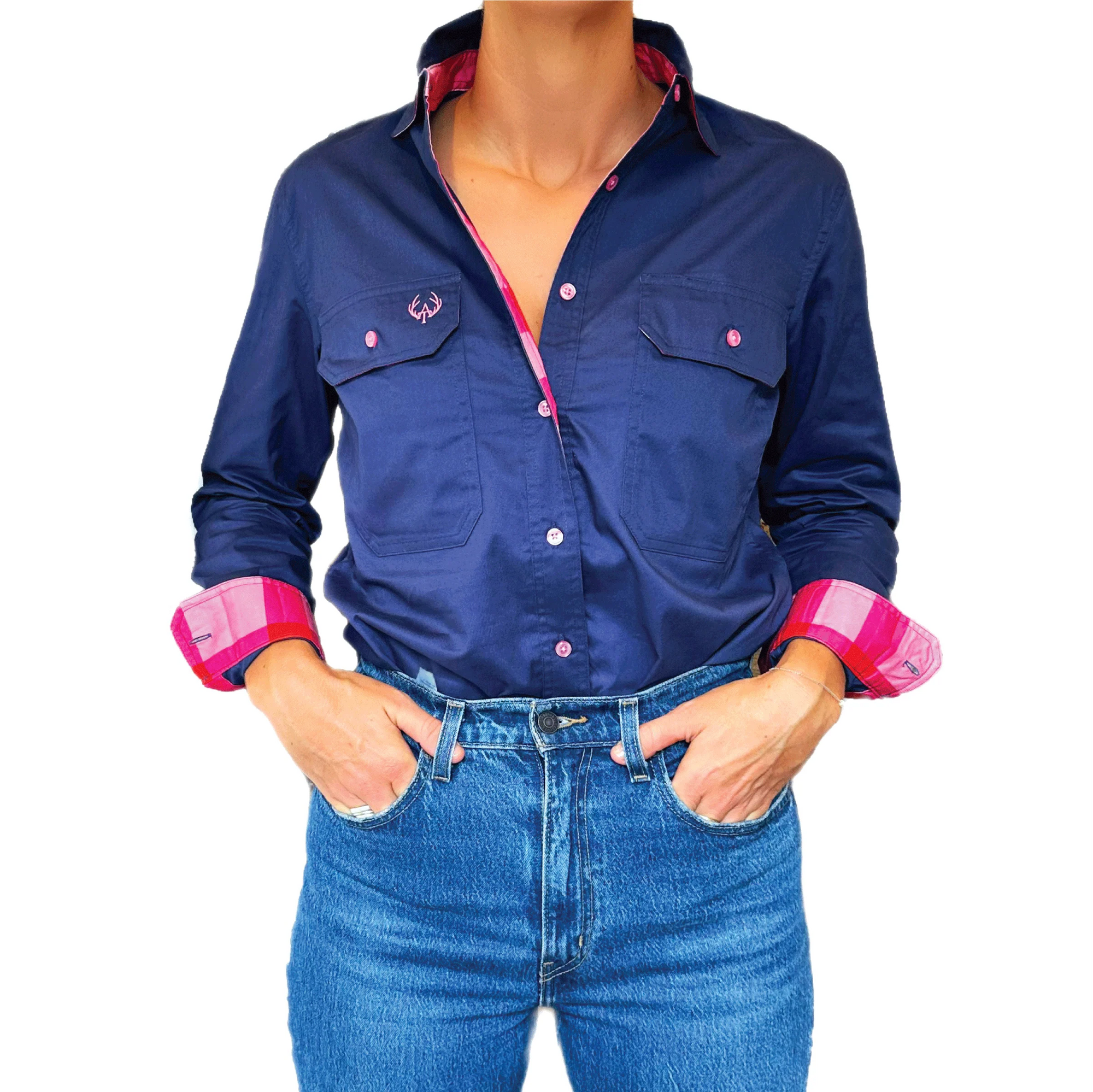 Antola Trading Izzy - Womens Full Button Shirt
