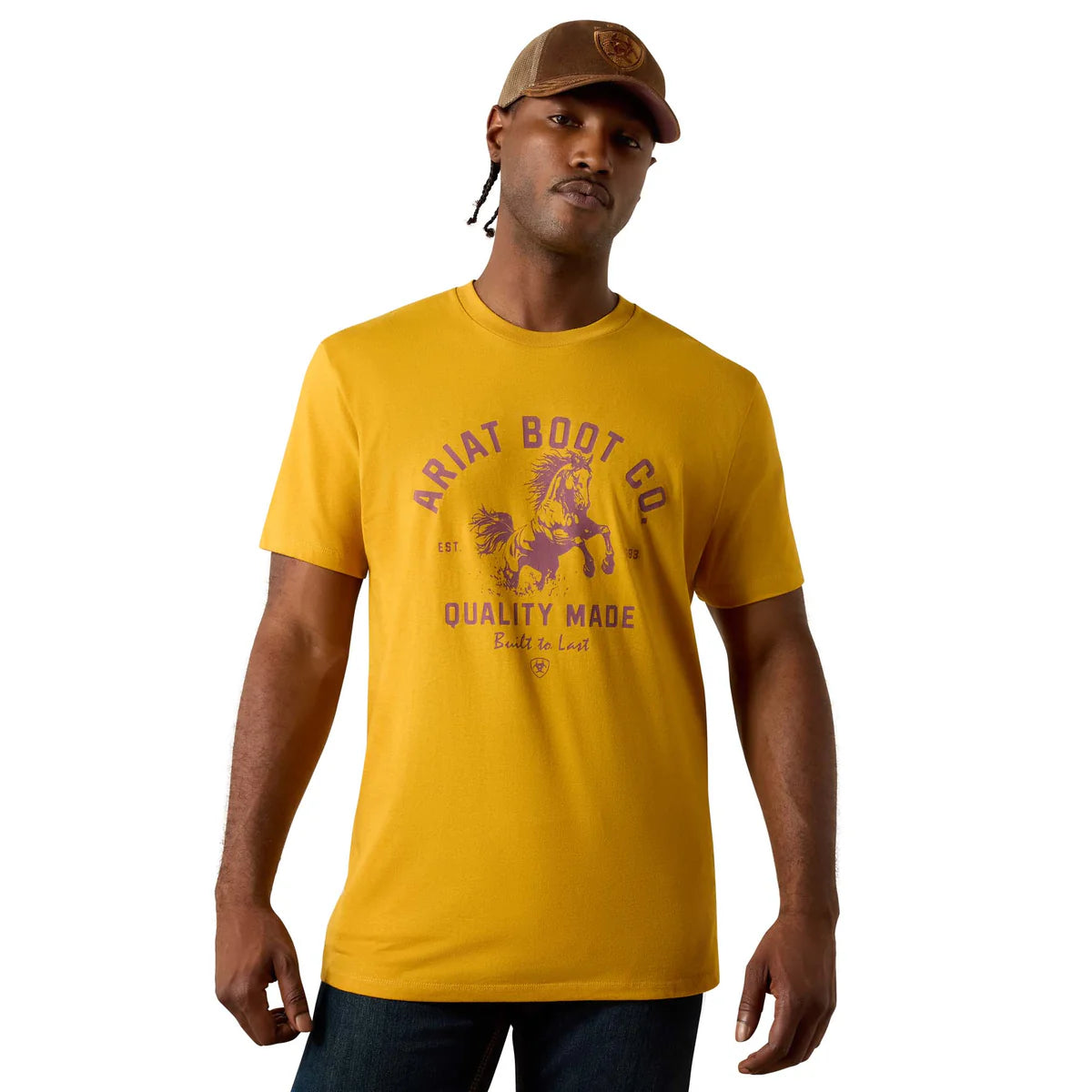 Ariat Mens College Bronc Classic Fit T-Shirt