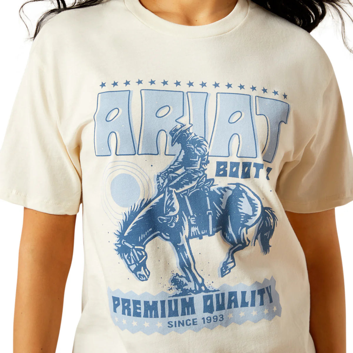 Ariat WMS Retro Block Poster SS Tee