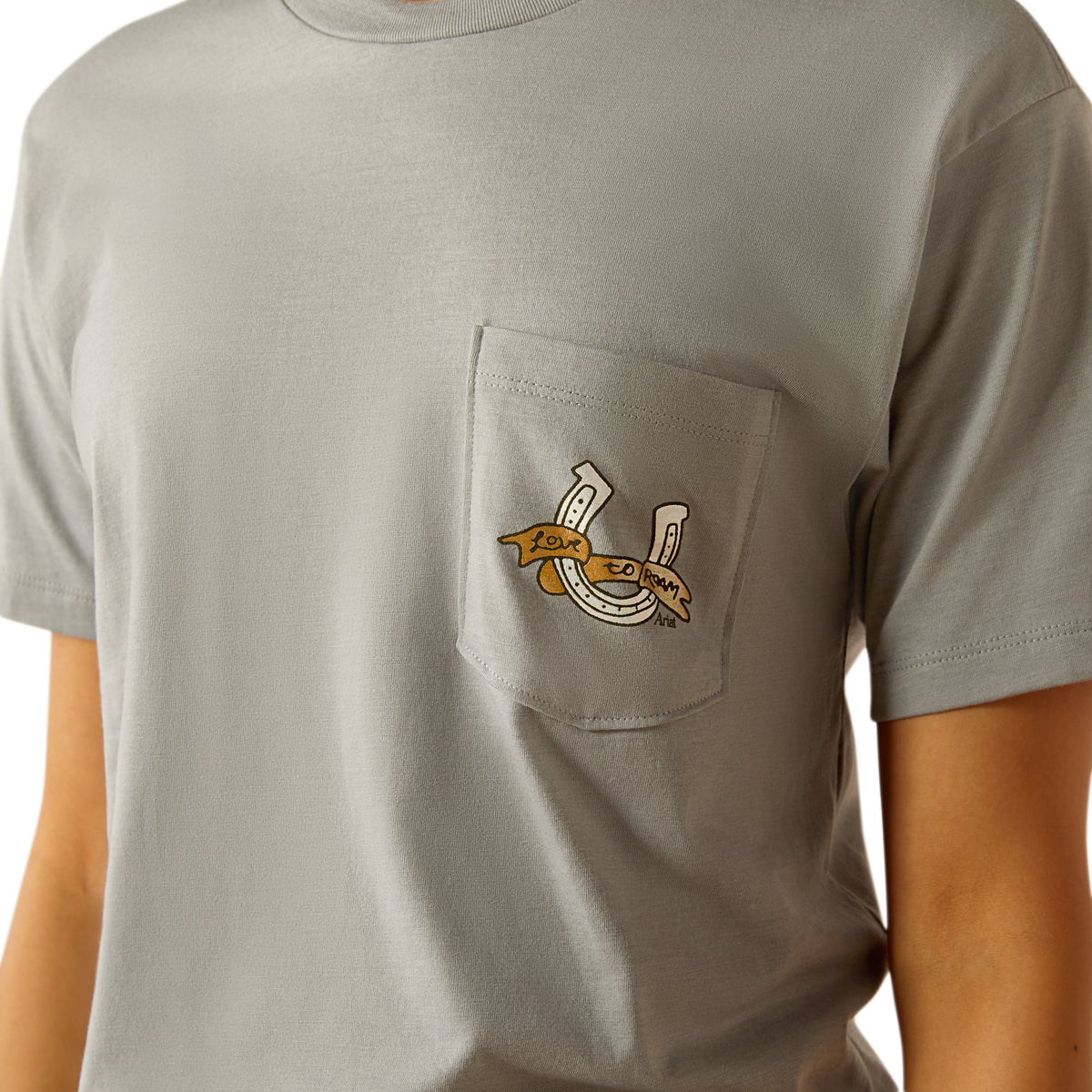 Ariat Womens Horseshoe Pocket Tee