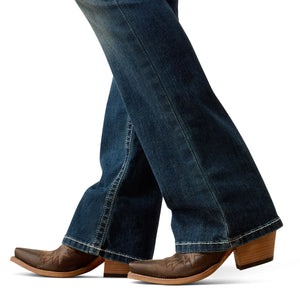 Ariat Womens R.E.A.L. Mid Rise Stretch Whipstitch Jeans