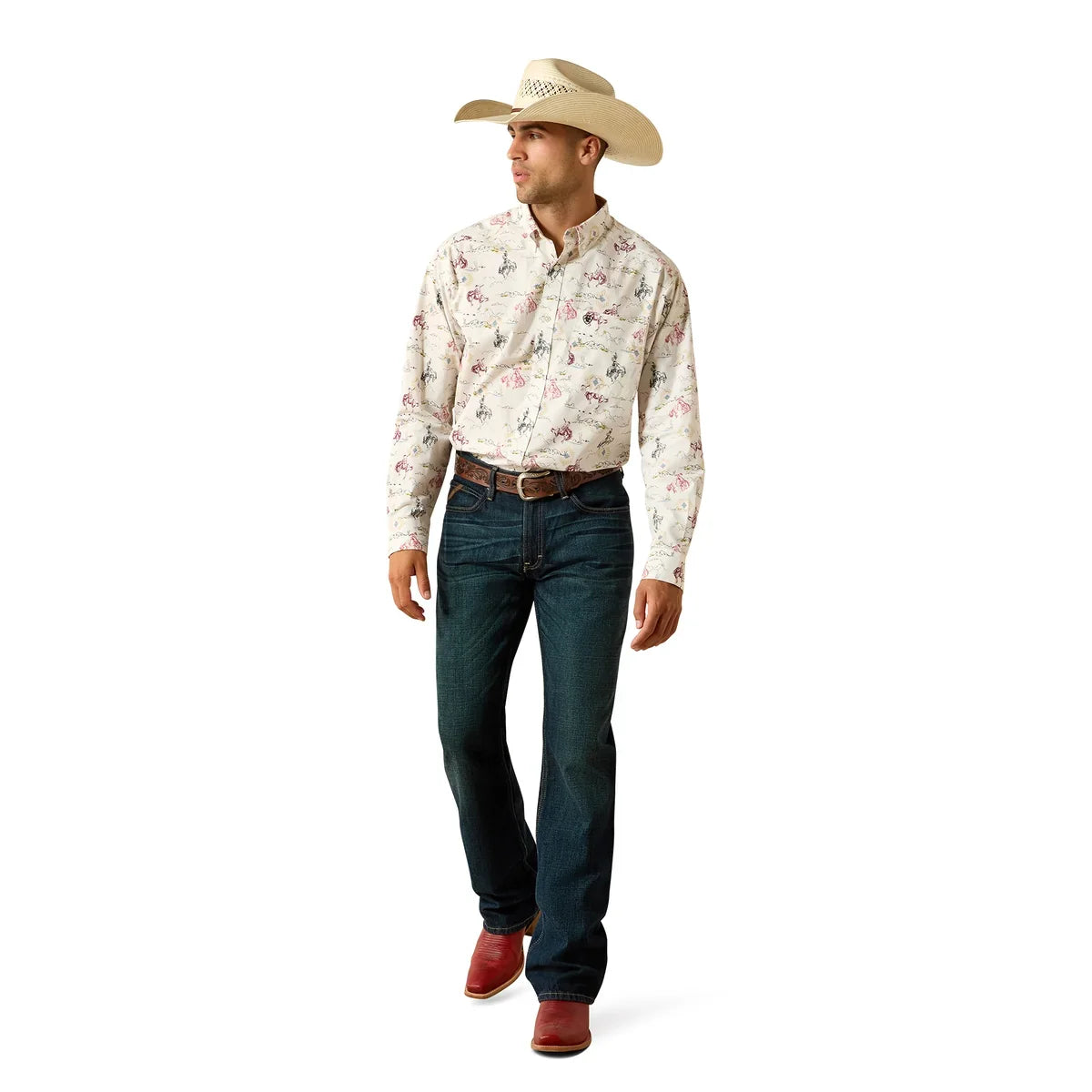 Ariat Mens Taber Classic Fit Long Sleeve Shirt