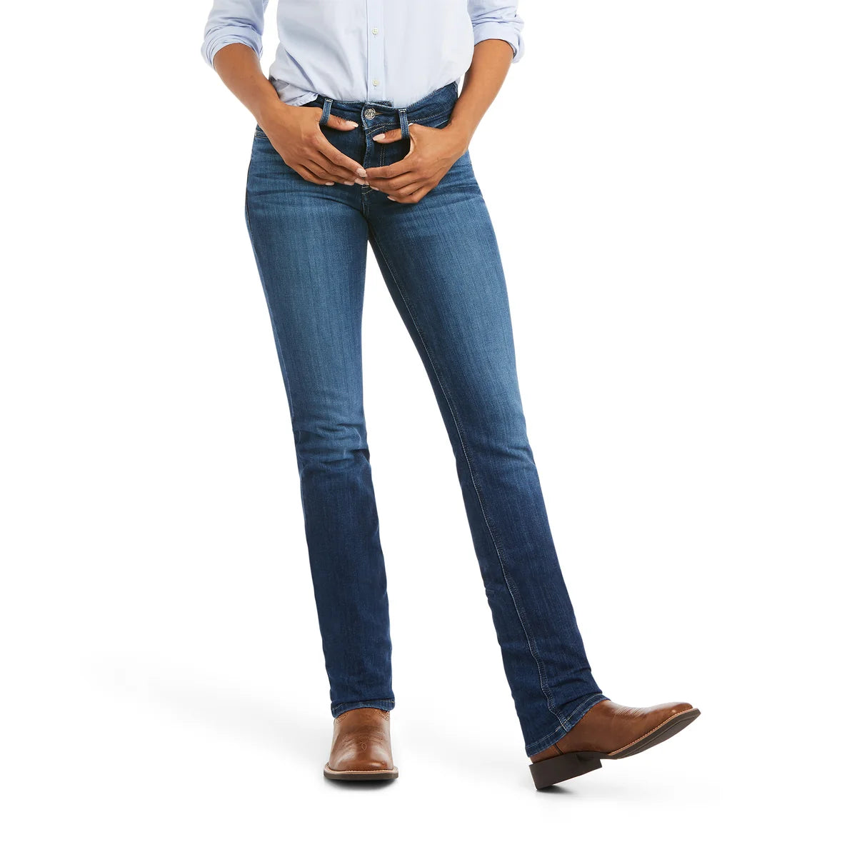 Ariat Womens R.E.A.L. Perfect Rise Abby Straight Leg Jeans