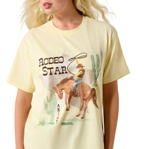 Ariat Womens Rodeo Star Boyfriend Short Sleeve Tee