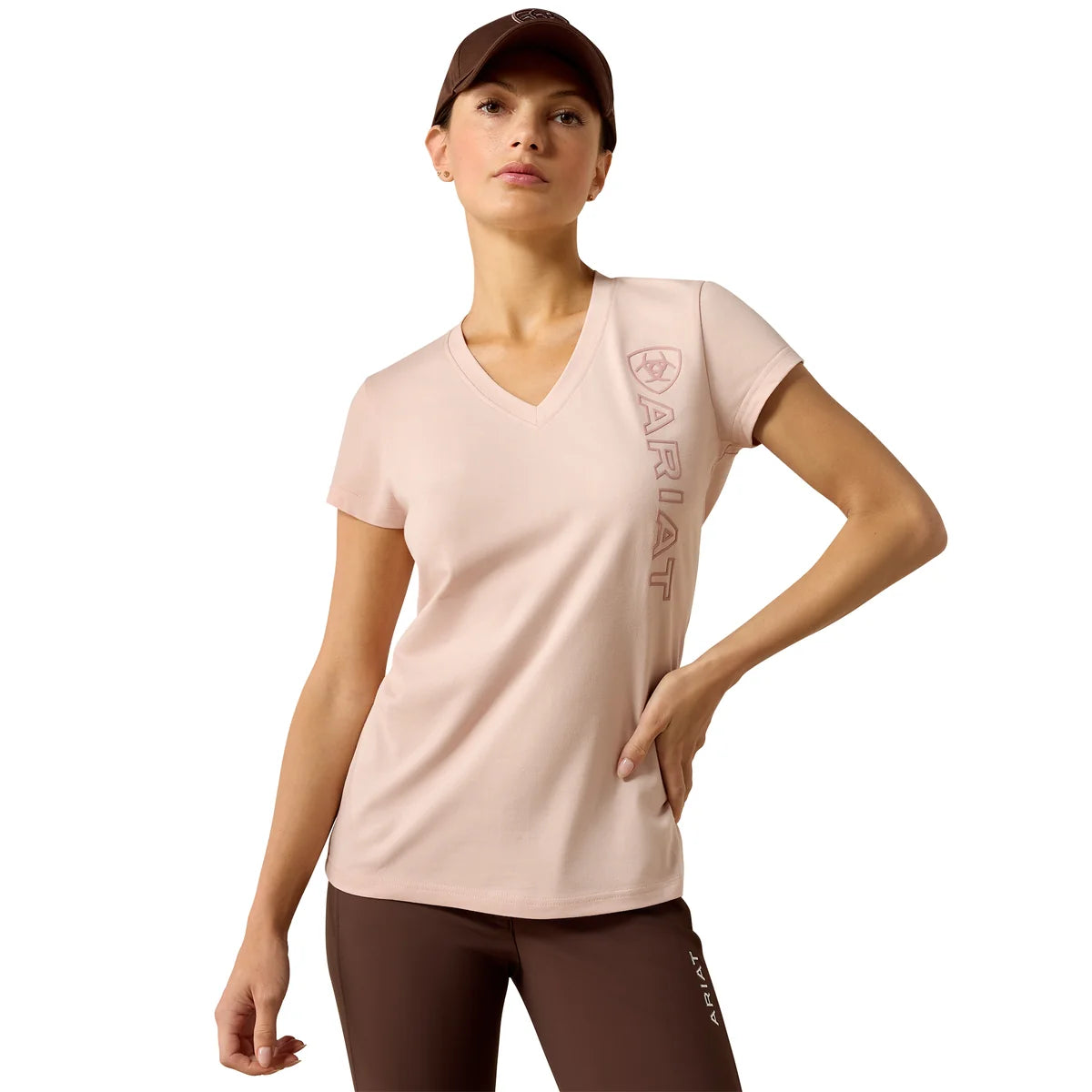 Ariat Womens Vertical Logo Short Sleeve Tee