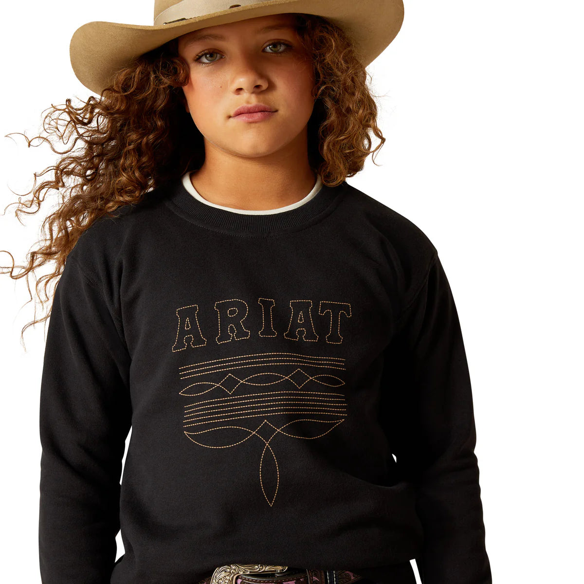 Ariat Girls Booted Logo Sweatshirt