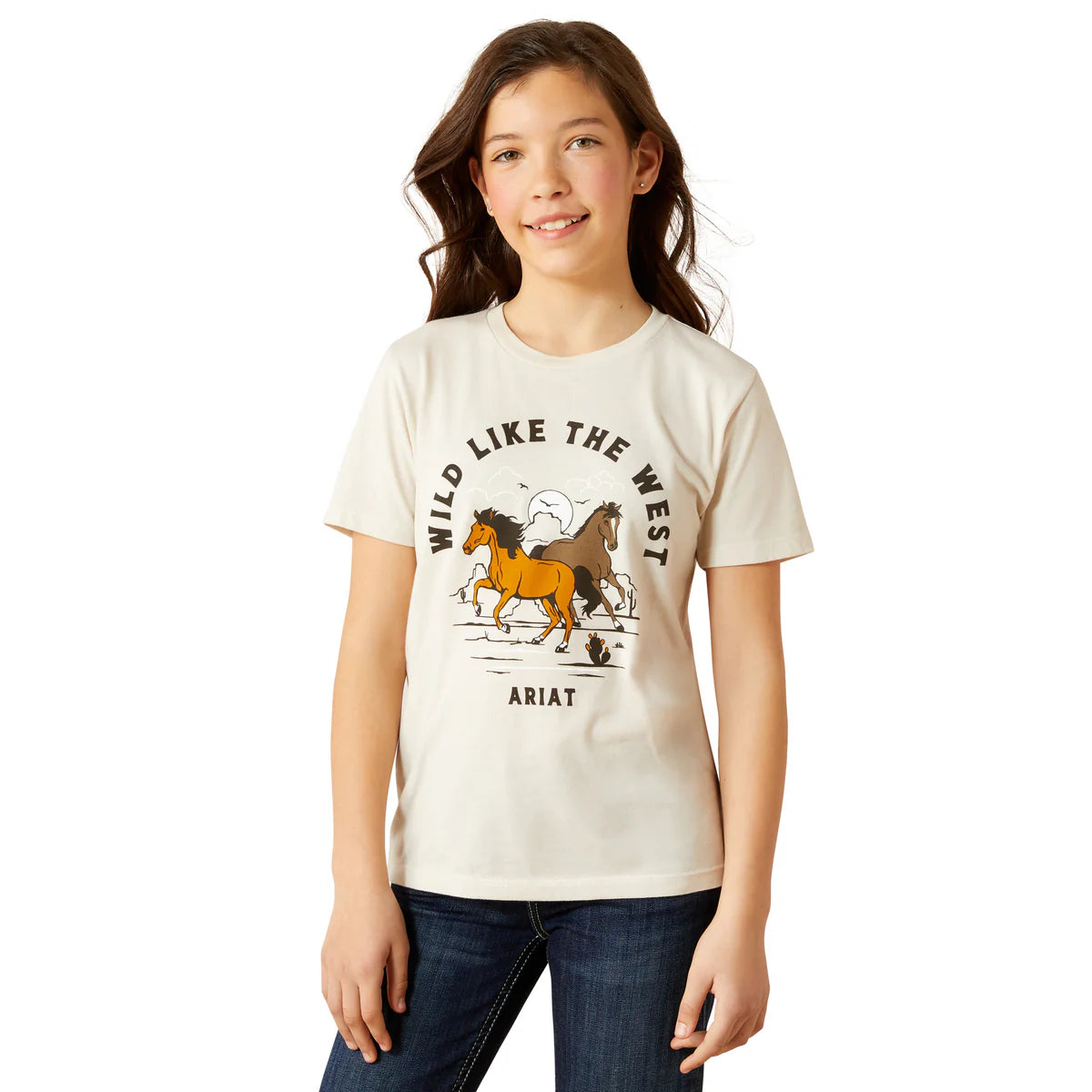 Ariat Girls Wild Like The West SS Tee