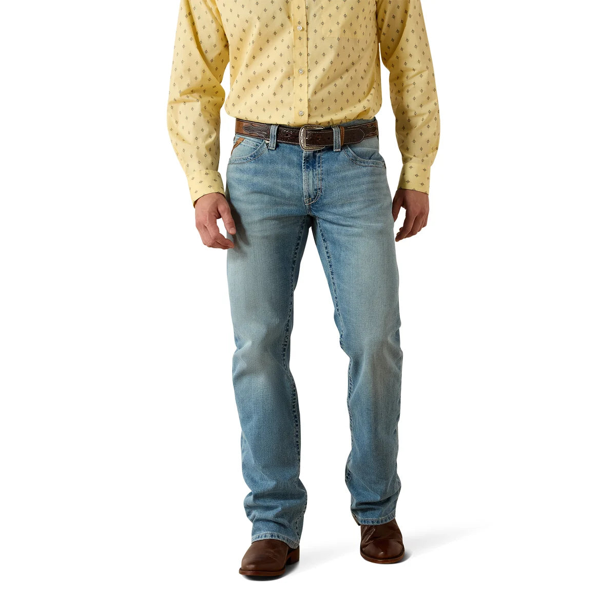 Ariat Mens M4 Relaxed Gus Boot Cut Jeans