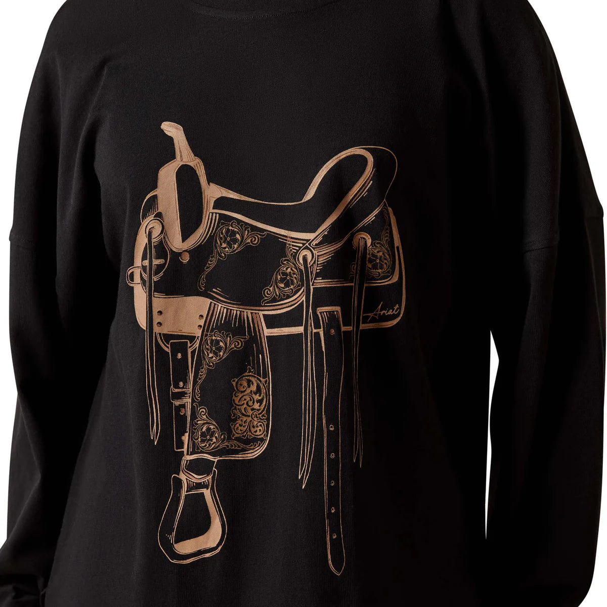 Ariat WMS Canvas Oversized Long Sleeve Tee