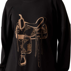 Ariat WMS Canvas Oversized Long Sleeve Tee