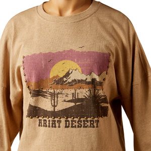 Ariat WMS Canvas Oversized Long Sleeve Tee