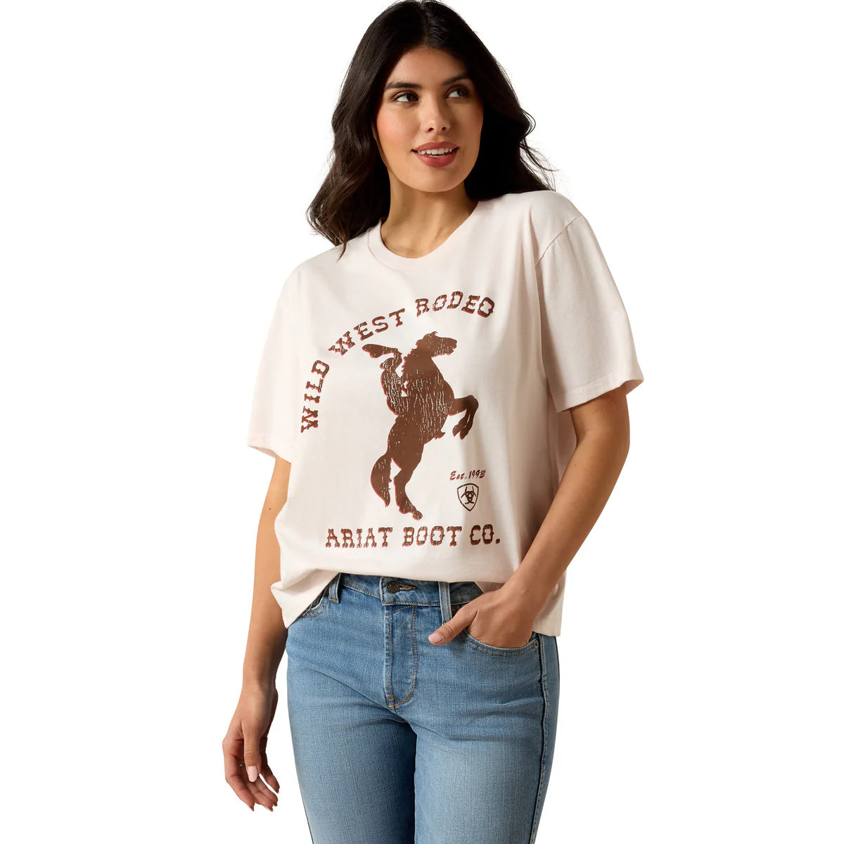 Ariat Womens Wild West Rodeo SS Tee