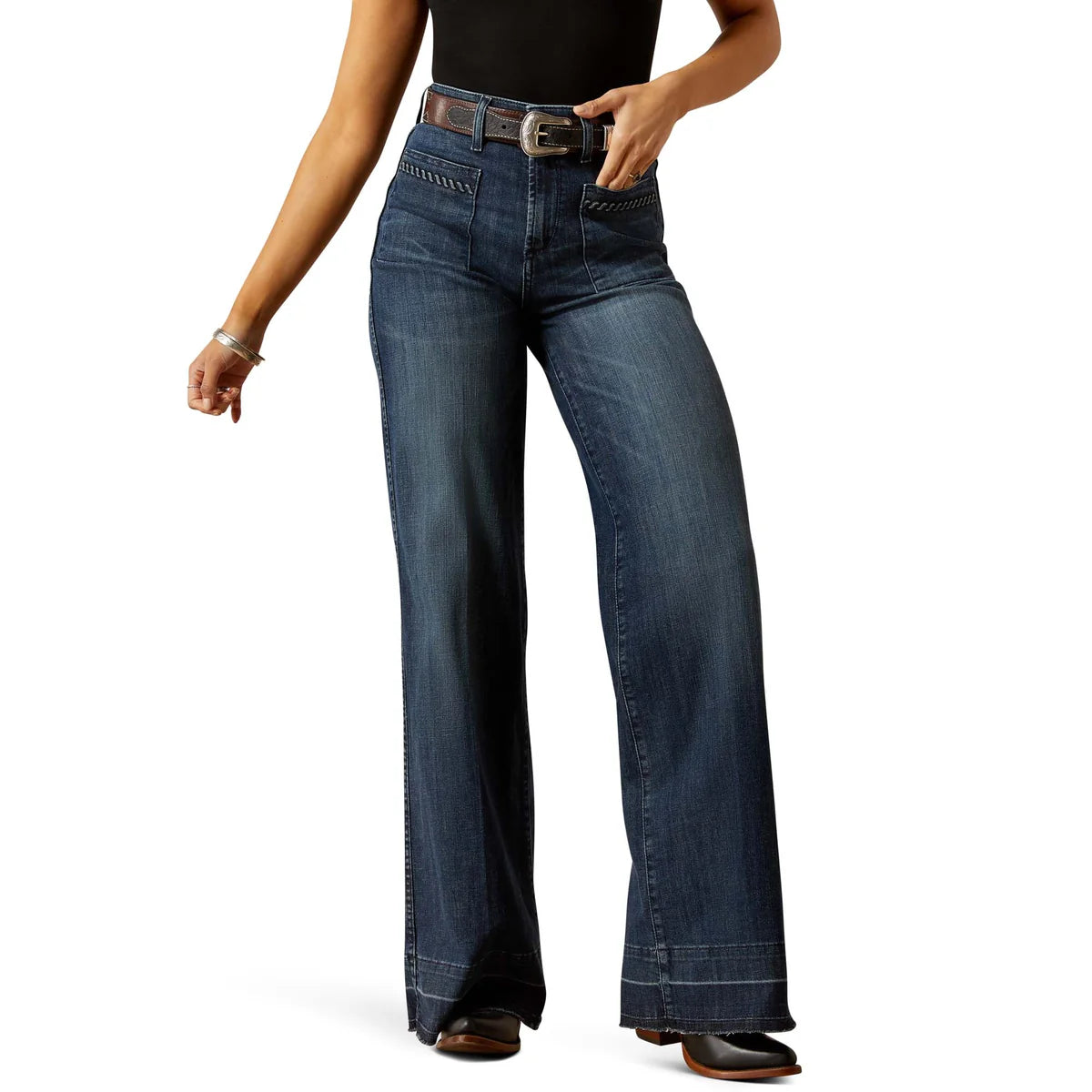 Ariat Women's Ultra High Rise Jill Wide Leg Jeans - Pasadena