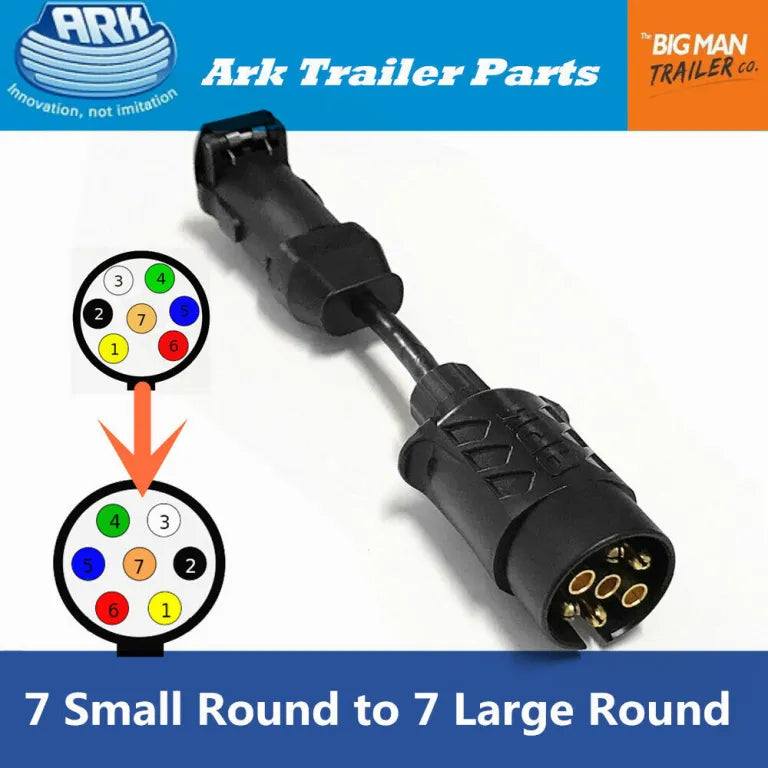 Ark Adaptor - 7 Pin Small Round to 7 Pin Large Round