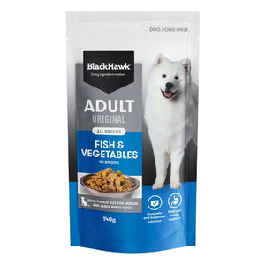Black Hawk Original Adult Fish & Vegetables 140g