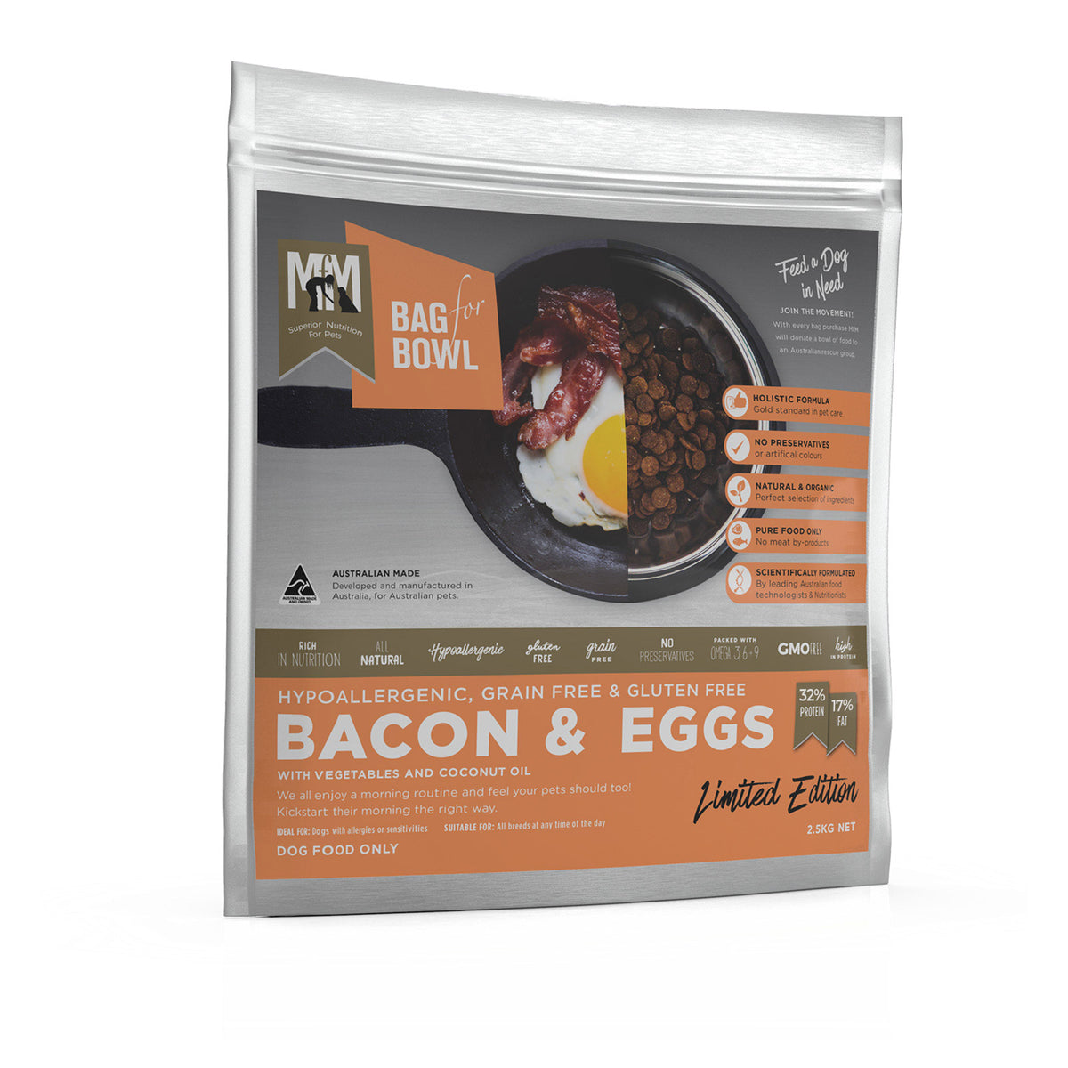 Meals for Mutts Bacon and Eggs Dry Dog Food