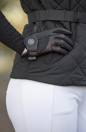 Bare Equestrian Pro Rider Mesh Grip Gloves