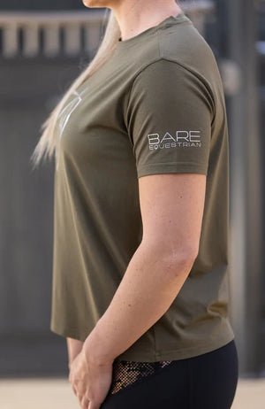 Bare Equestrian Silver Logo T-Shirt