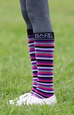 Bare Equestrian Youth Cotton Sock