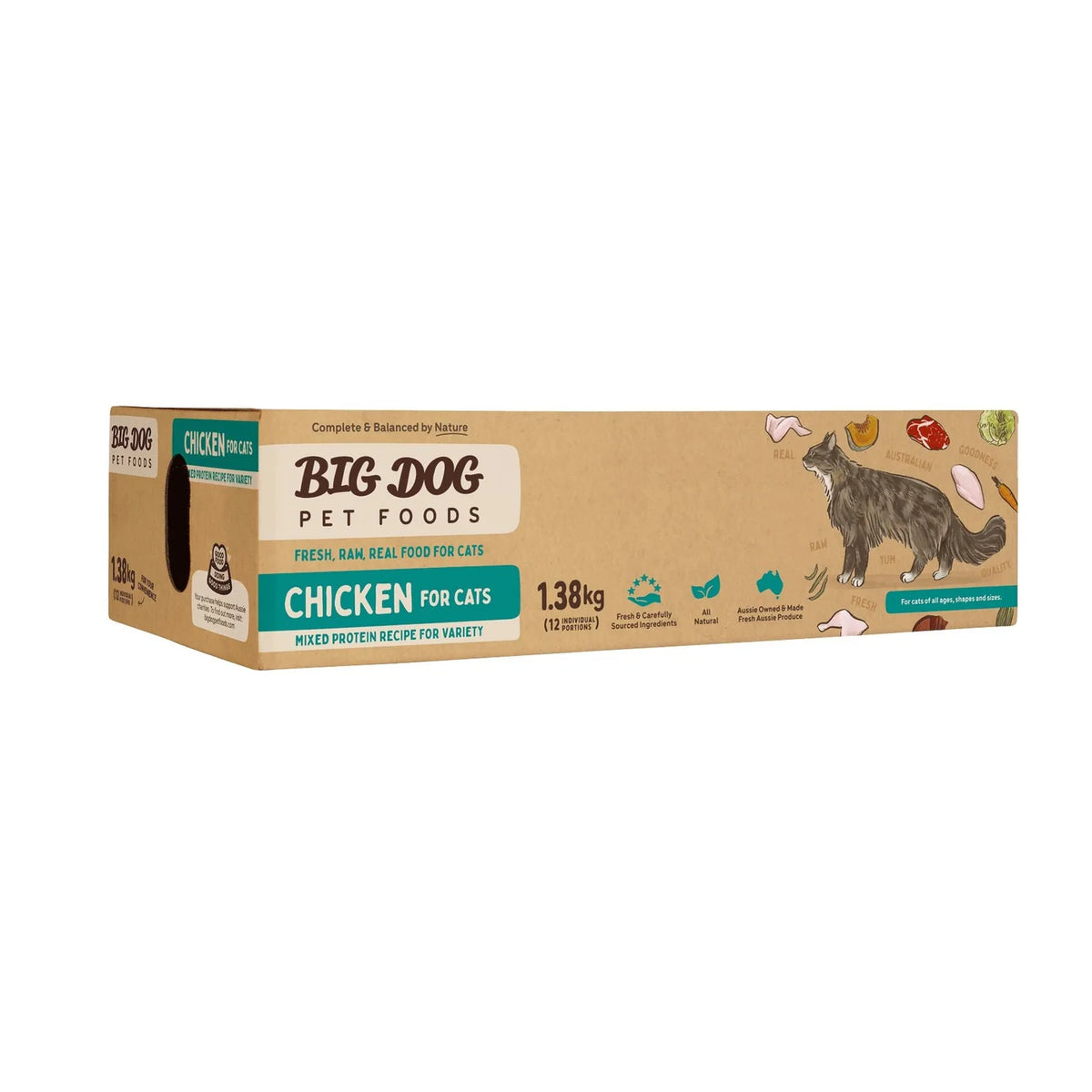 Big Dog BARF Diet Cats Chicken Frozen Food