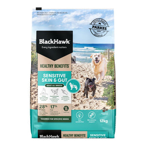 Black Hawk Healthy Benefits Sensitive Skin and Gut Dry Dog Food