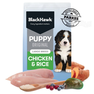 Black Hawk Puppy Large Breed Chicken and Rice Dry Dog Food