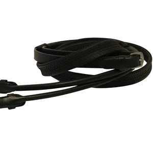 Lumiere Leather & Rubber Grip Rolled Reins