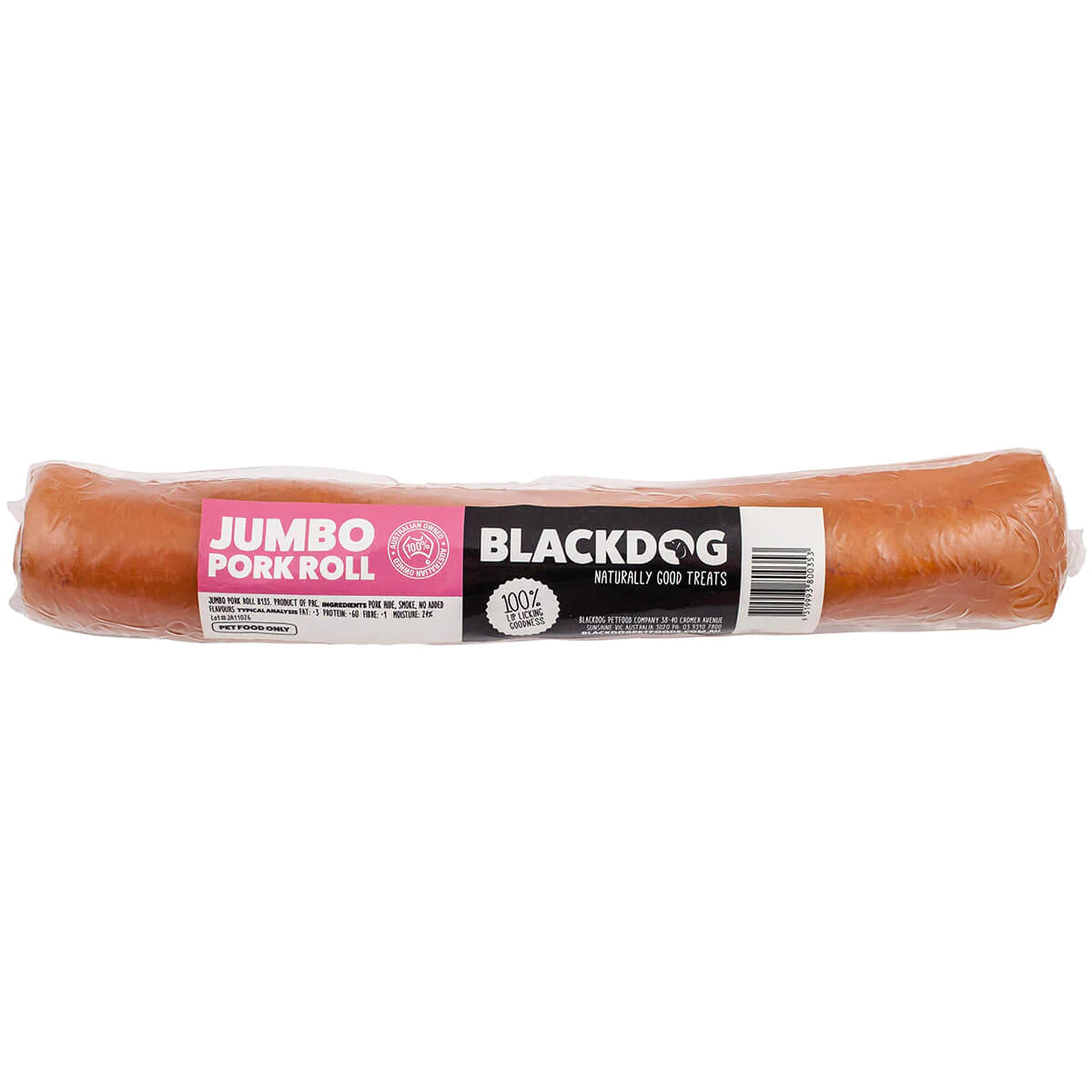 Blackdog Jumbo Pork Rolls Dog Treat