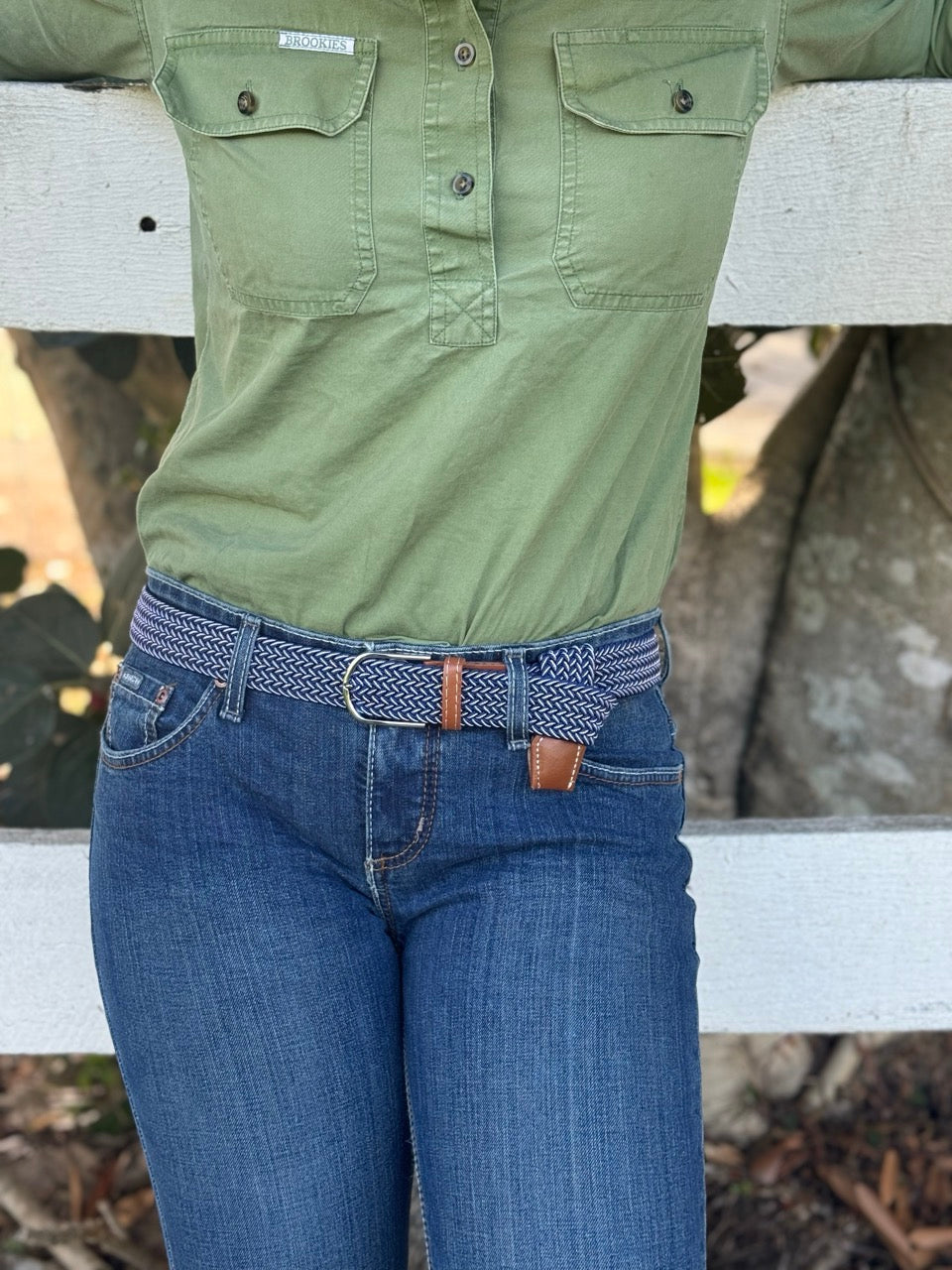 Brookies Braided Elasticised Belt