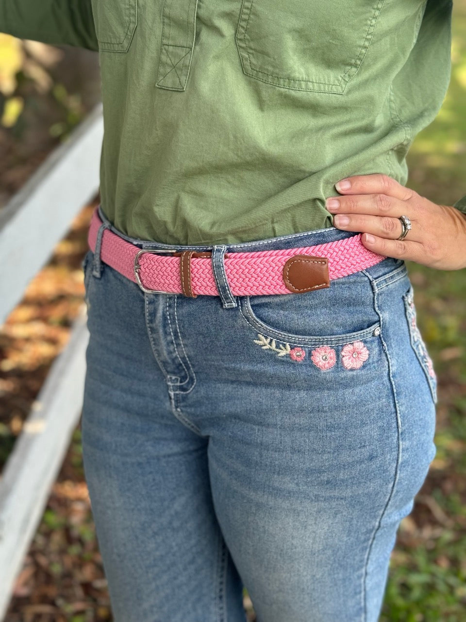 Brookies Braided Elasticised Belt