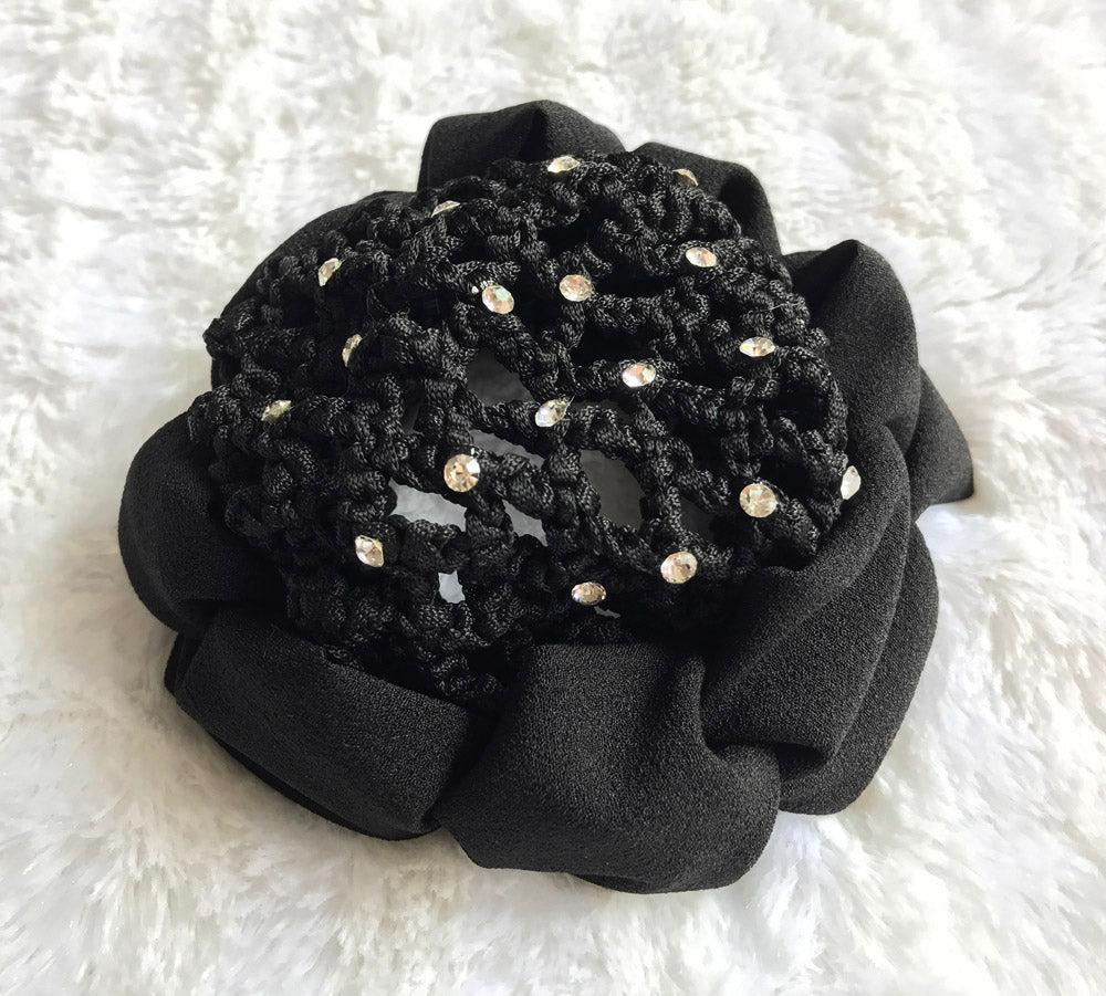 Brookies Scrunchie Hair Net with Rhinestones