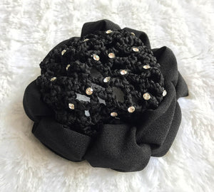 Brookies Scrunchie Hair Net with Rhinestones