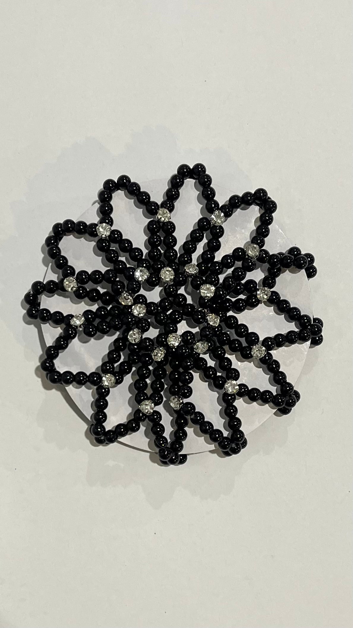 Brookies Rhinestone Imitation Pearl Bun Cover
