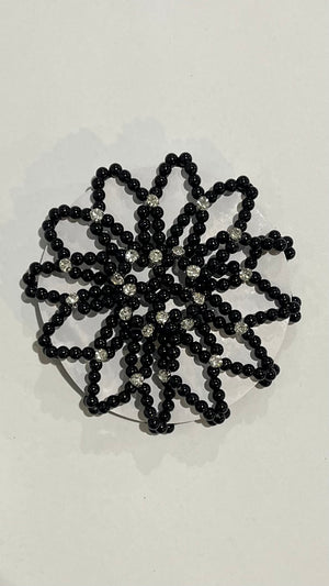 Brookies Rhinestone Imitation Pearl Bun Cover