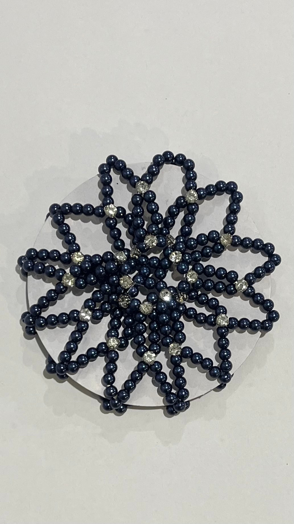 Brookies Rhinestone Imitation Pearl Bun Cover