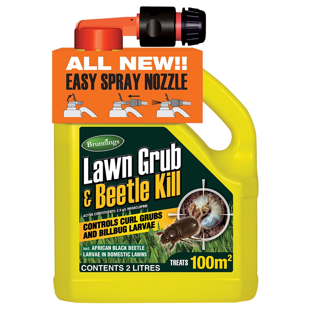 Brunnings Lawn Grub and Beetle Kill Hose On