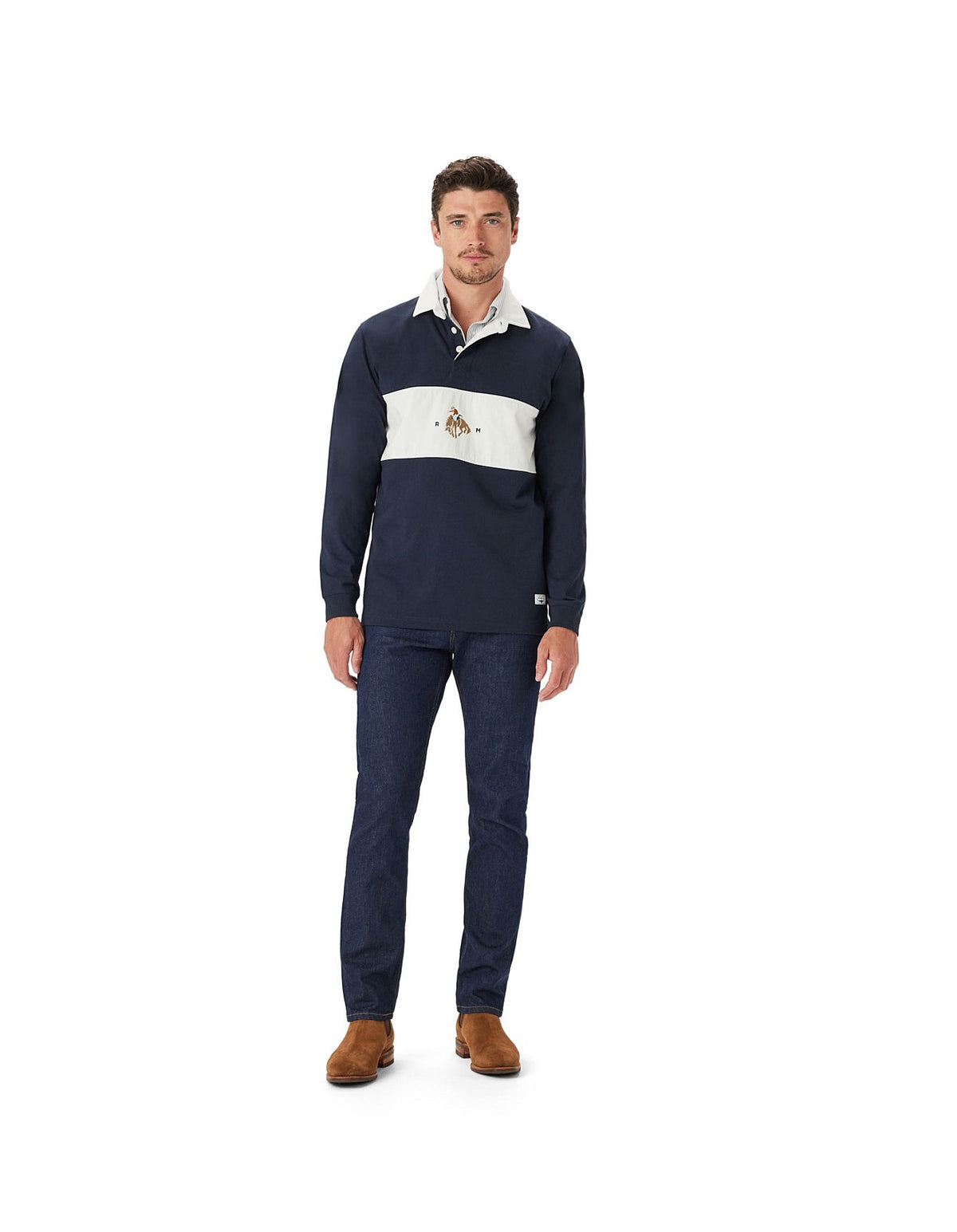 R.M.Williams Mens Buck Rugby Jumper