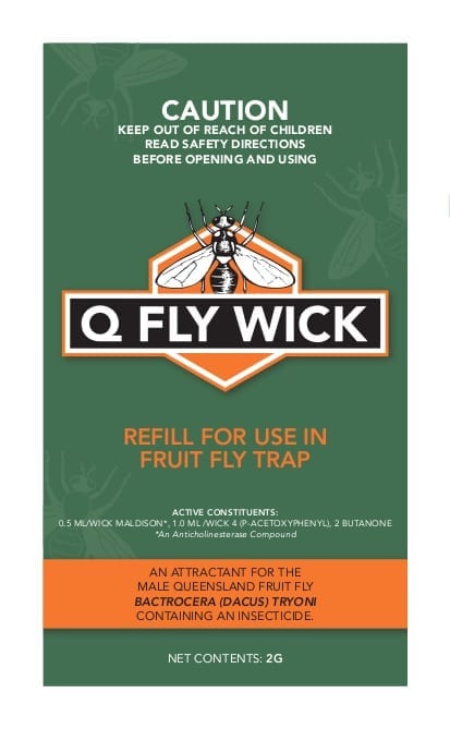 Bug 4 Bugs Q Fruit Fly Wick Refill