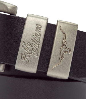 R.M.Williams Drover Belt Silver Buckle 1 1/2in