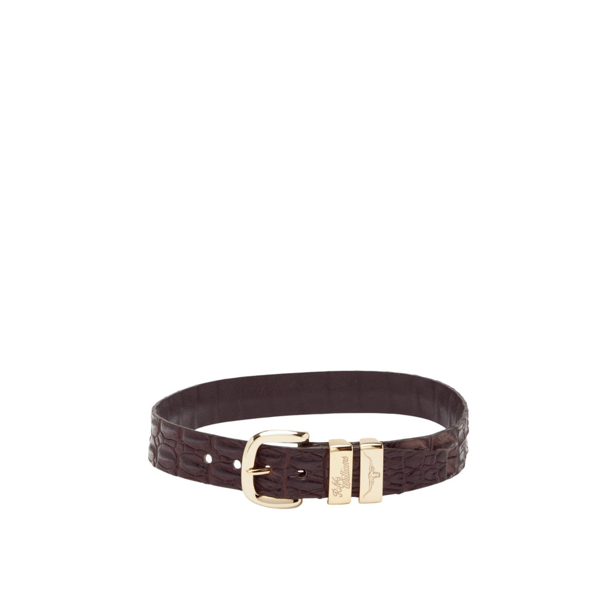 RM Williams Crocodile Drover Belt