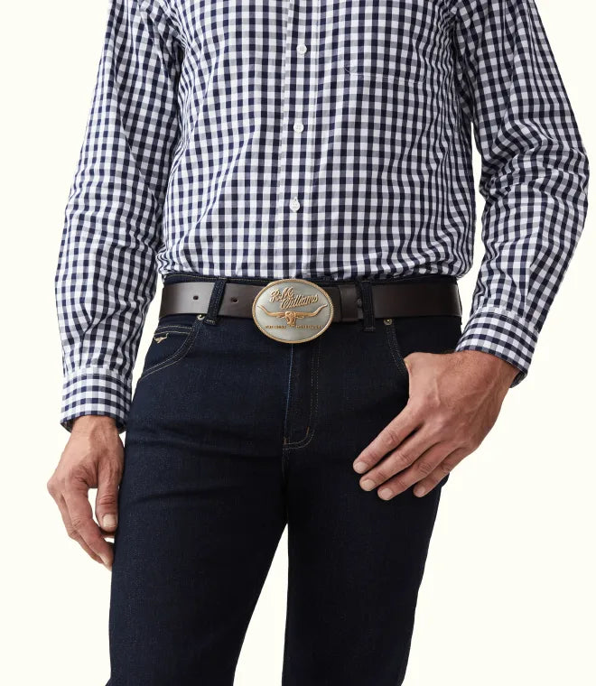 R.M.Williams Logo Buckle