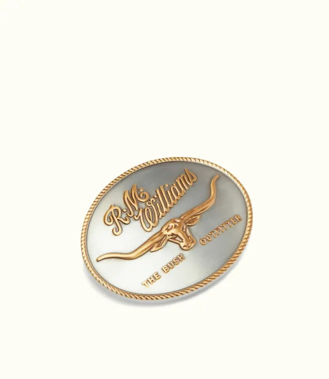 R.M.Williams Logo Buckle