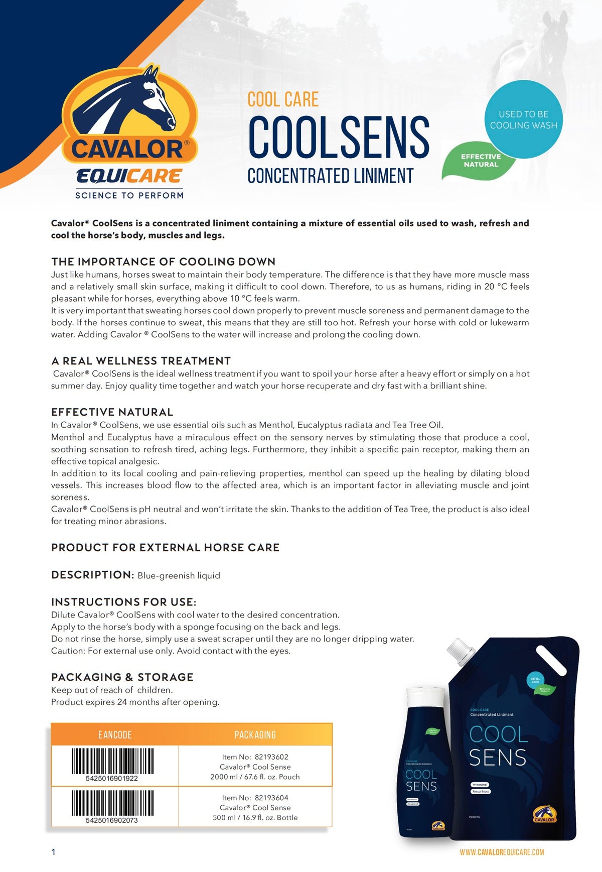 Cavalor Coolsens