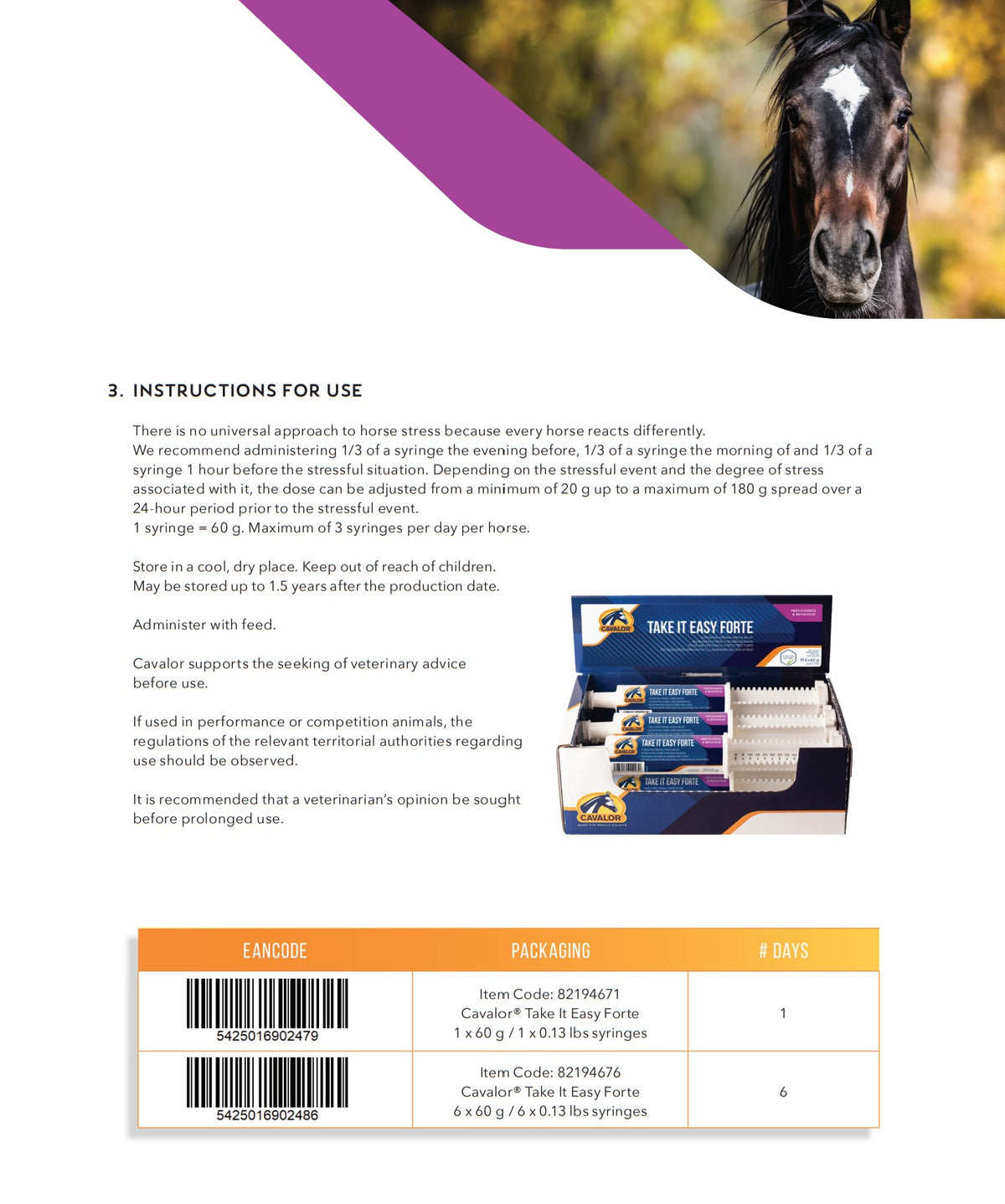 Cavalor Take it Easy Forte Paste
